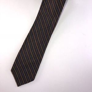 Penney's Towncraft Brown Multicolor Stripe Tie T53